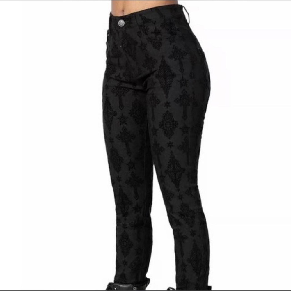 Killstar Black gothic Skinny Pants